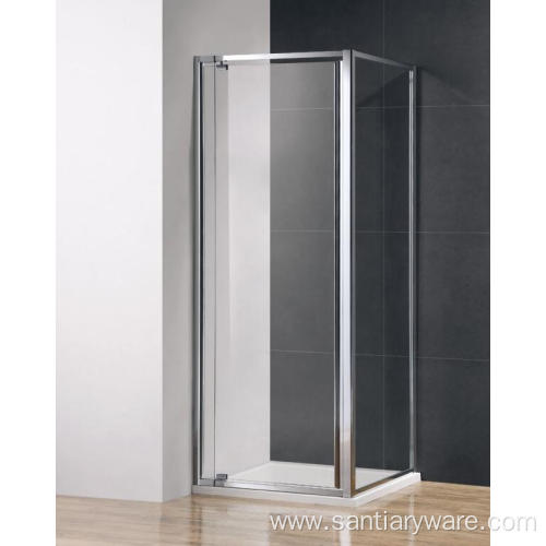 aluminum framed pivot shower screen